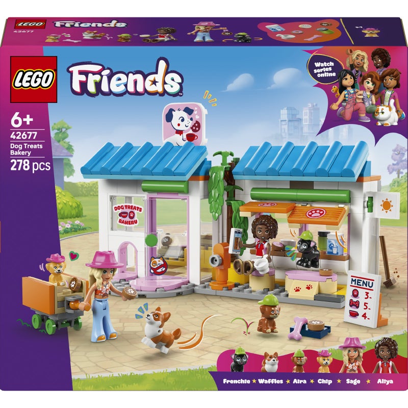LEGO Friends Dog Treats Bakery 42677 Building Toy Set (278 Pieces) - Image 2
